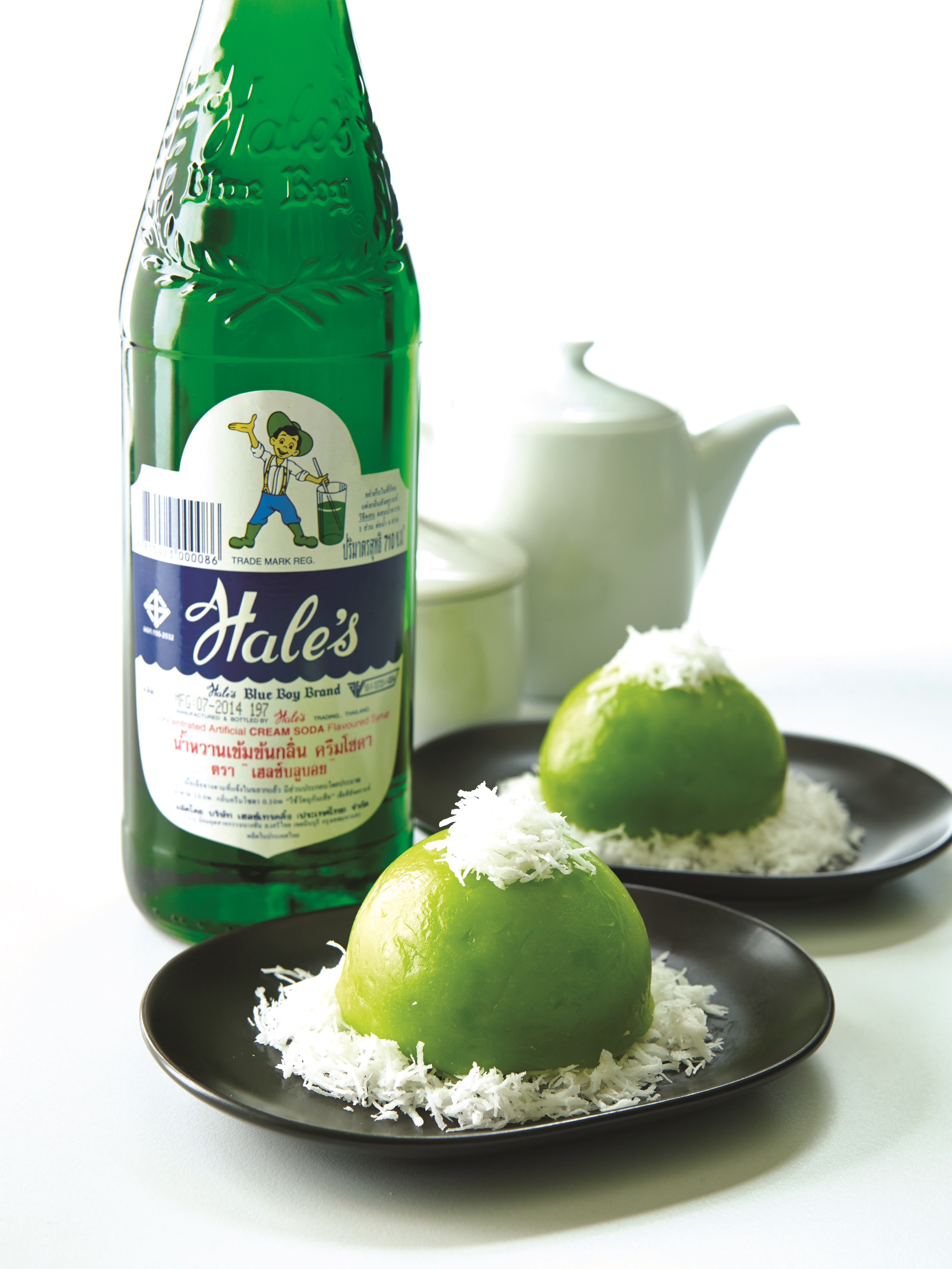 Cream Soda and Coconut Sweet Paste