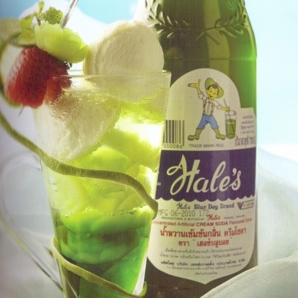 Water Chestnut Soda with Ice Cream